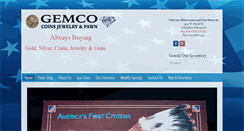 Desktop Screenshot of gemcocoins.com